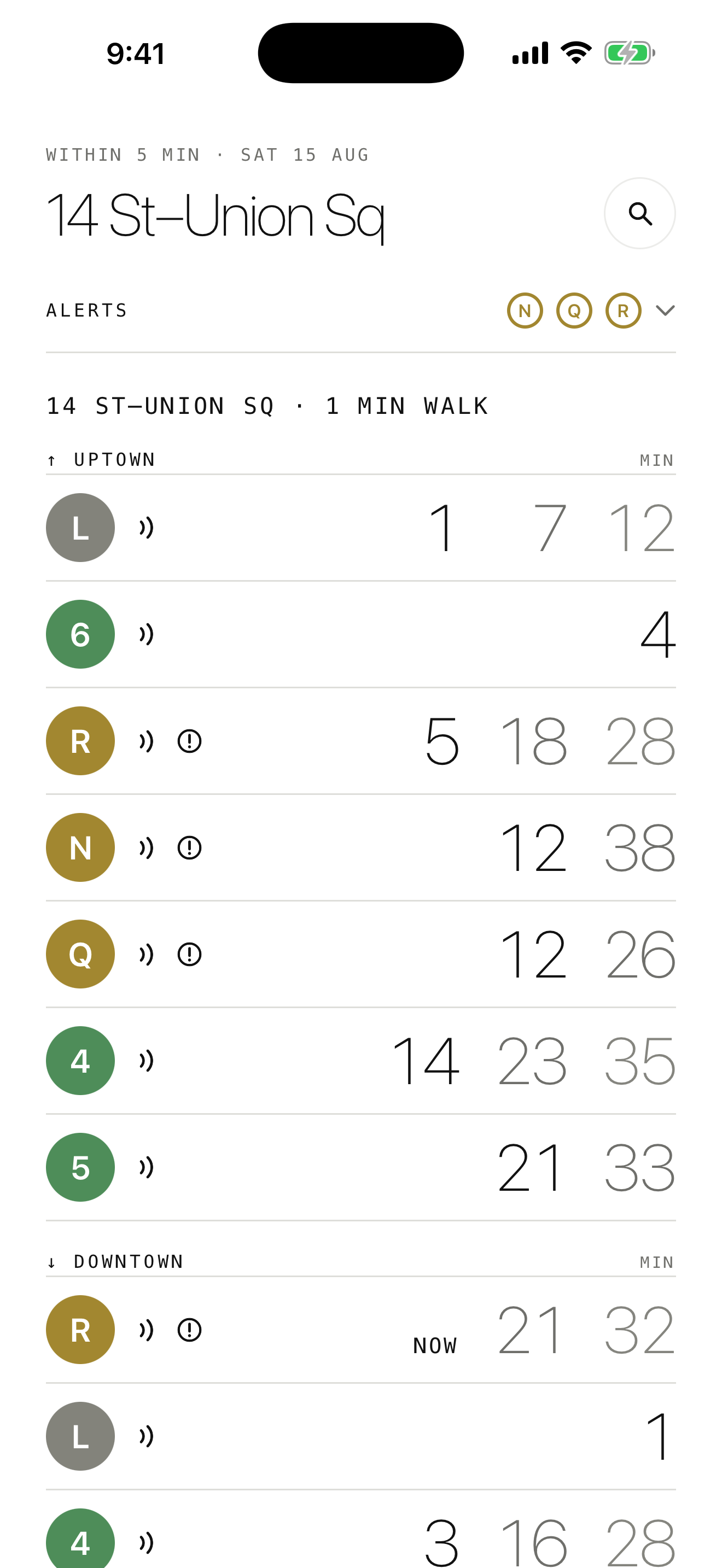 The same board in light.